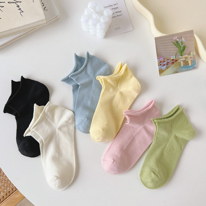 Wholesale socks women's socks spring summer combed cotton mesh breathable JDC-SK-JXin008