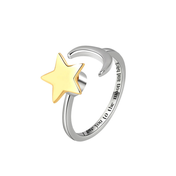 Wholesale Rings Copper Star Rotating Adjustable JDC-RS-JianM047