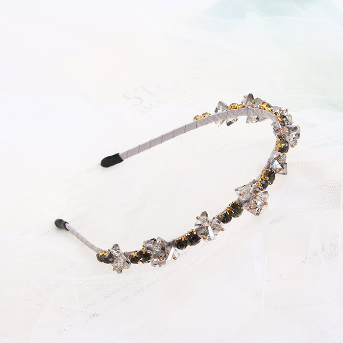 Jewelry WholesaleWholesale Party Crystal Full Drill Headband JDC-HD-TanD009 Headband 檀豆 %variant_option1% %variant_option2% %variant_option3%  Factory Price JoyasDeChina Joyas De China