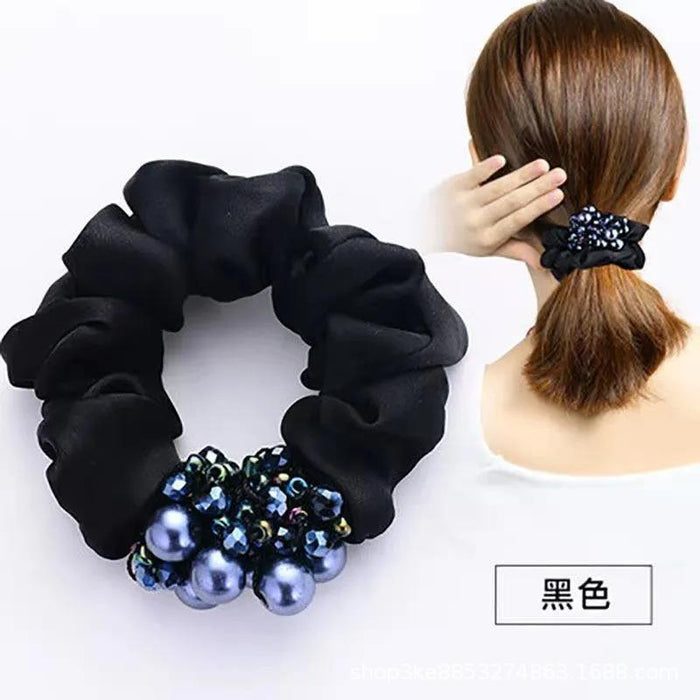 Wholesale High Elasticity Headband Pearl Hair Ring JDC-HS-JShi002