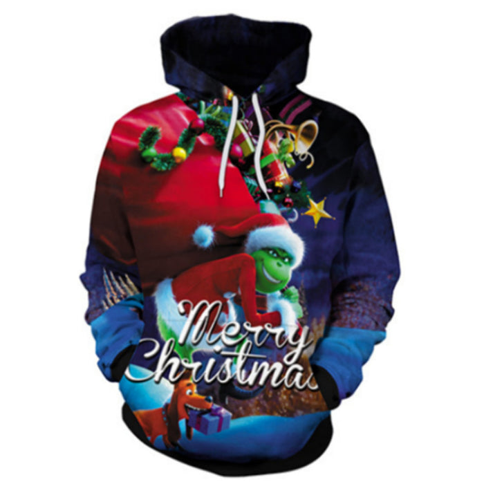 Wholesale Christmas 3D Digital Printing Sweatshirt  JDC-CTS-QiQ001