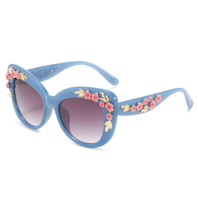 Wholesale PC material cat eye sunglasses women's fashion JDC-SG-PTJS010