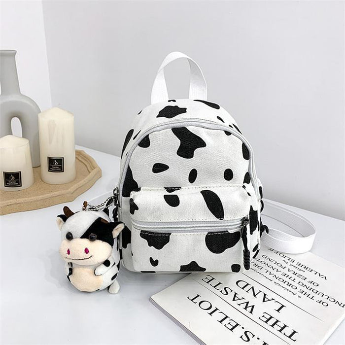 Wholesale Backpack Canvas Cute Cow Pattern JDC-BP-Lufan001
