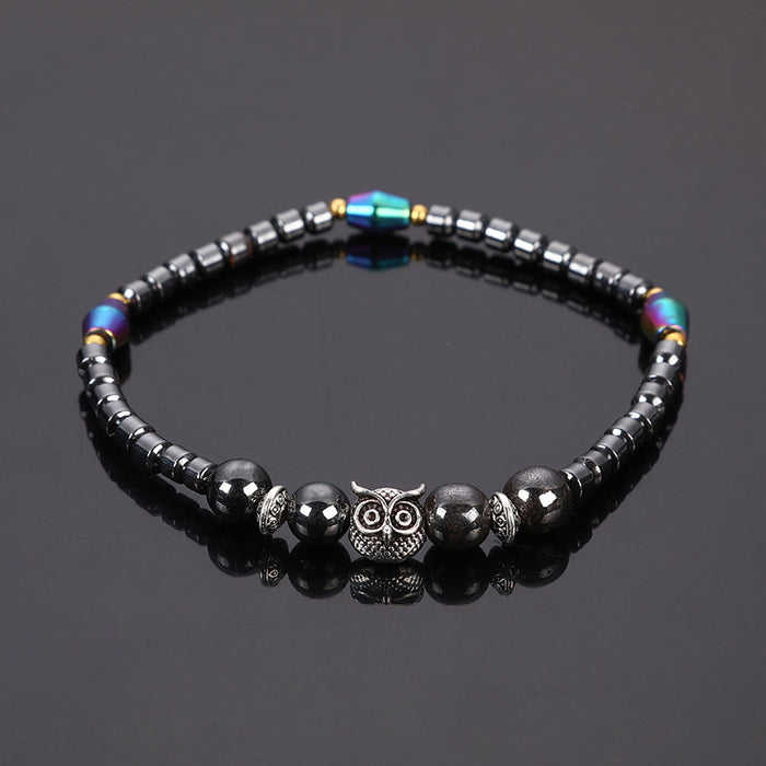Wholesale Owl Magnetic Anklet JDC-AS-JIai008