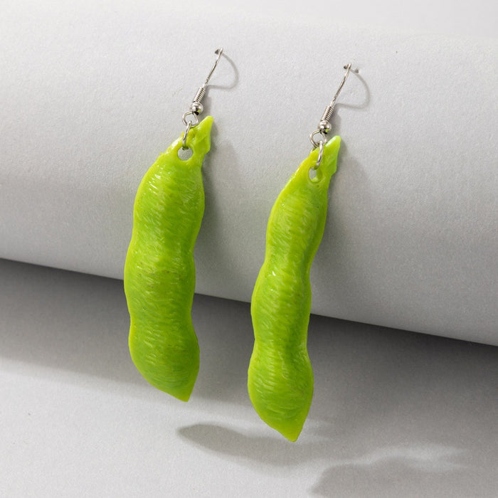 Wholesale Plastic Exaggerated Simulation Food Earrings MOQ≥2 JDC-ES-lingg010