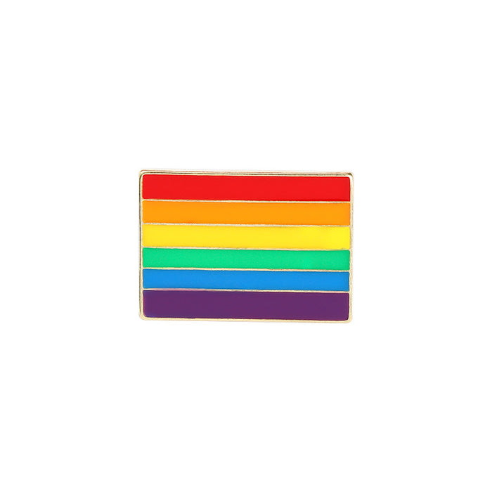 Broche de joyería de la serie Rainbow al por mayor Personalidad Rainbow Bridge Love Model Brooch JDC-BC-QIH013