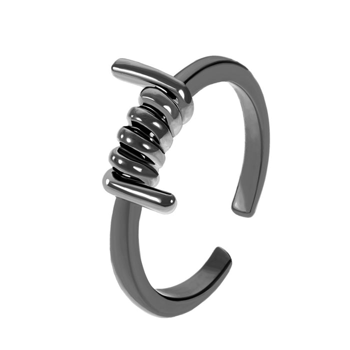 Wholesale Metal Geometric Open Knot Ring JDC-RS-D083