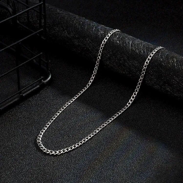 Wholesale Titanium Steel Cuban Chain Necklace JDC-NE-Zigu001