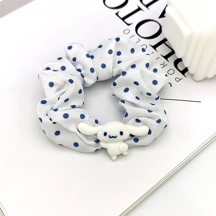 Wholesale cute card hair accessories large intestine ring head rope MOQ≥2 JDC-HS-SXD008