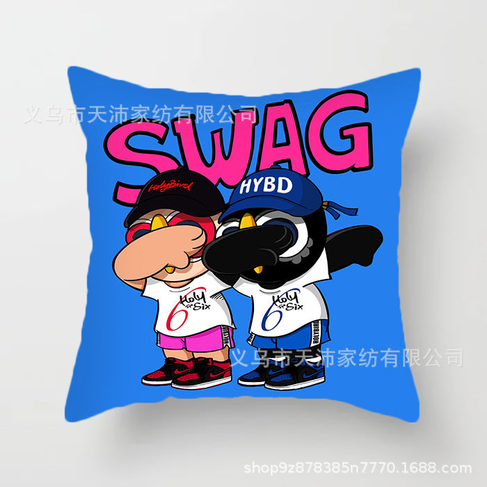 Wholesale Tide Brand Cartoon Printing Pillowcase (M) MOQ2 JDC-PW-Tianp001
