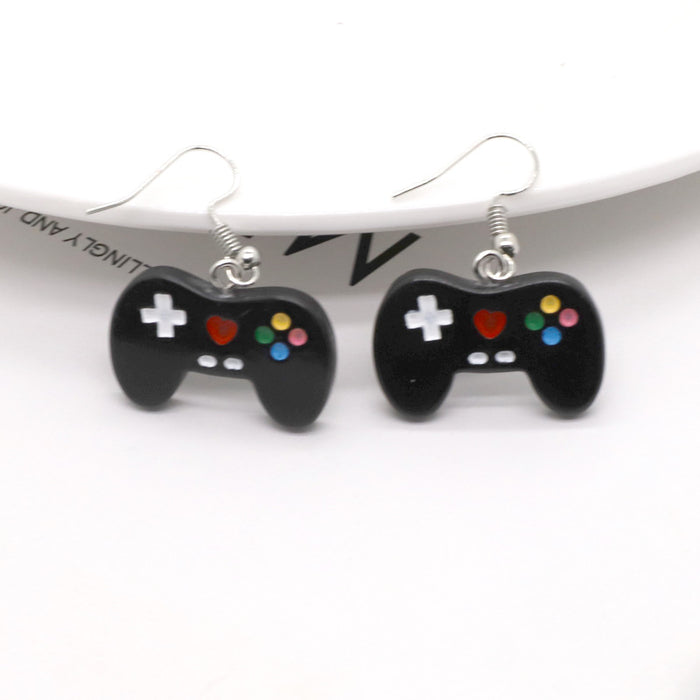 Wholesale Cute Candy Color Resin Game Console Earrings MOQ≥3 JDC-ES-Juej004