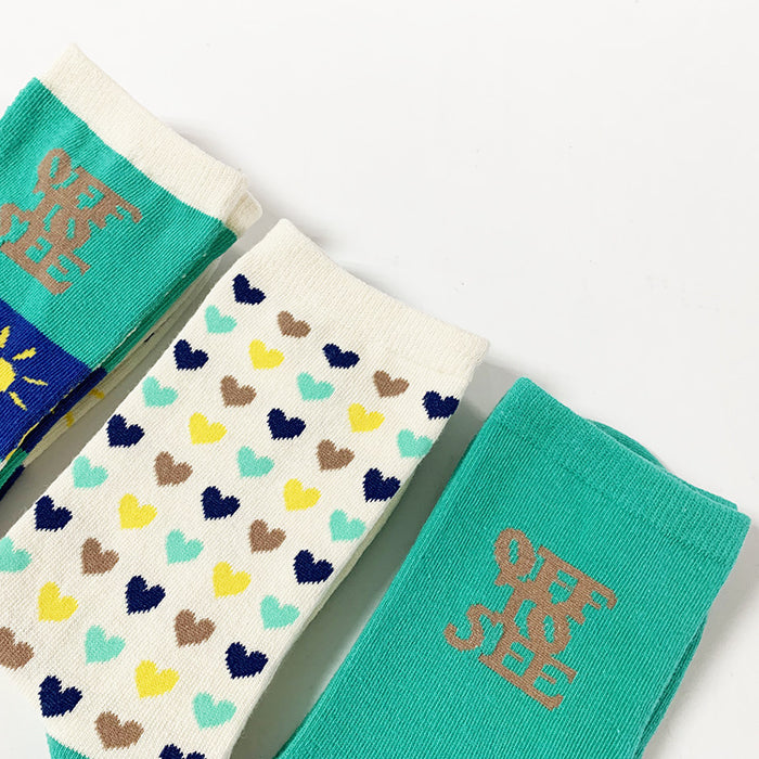 Wholesale Sock Cotton Women's Socks Forest Love Heart JDC-SK-YiYan024