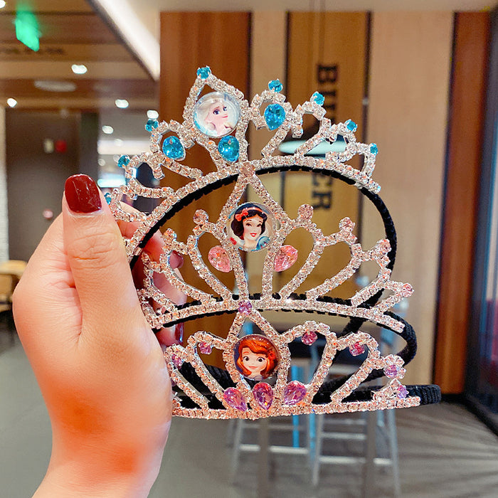 Diema de cabeza al por mayor Plastic Kids Crown Princess (M) JDC-HD-Xiangy001