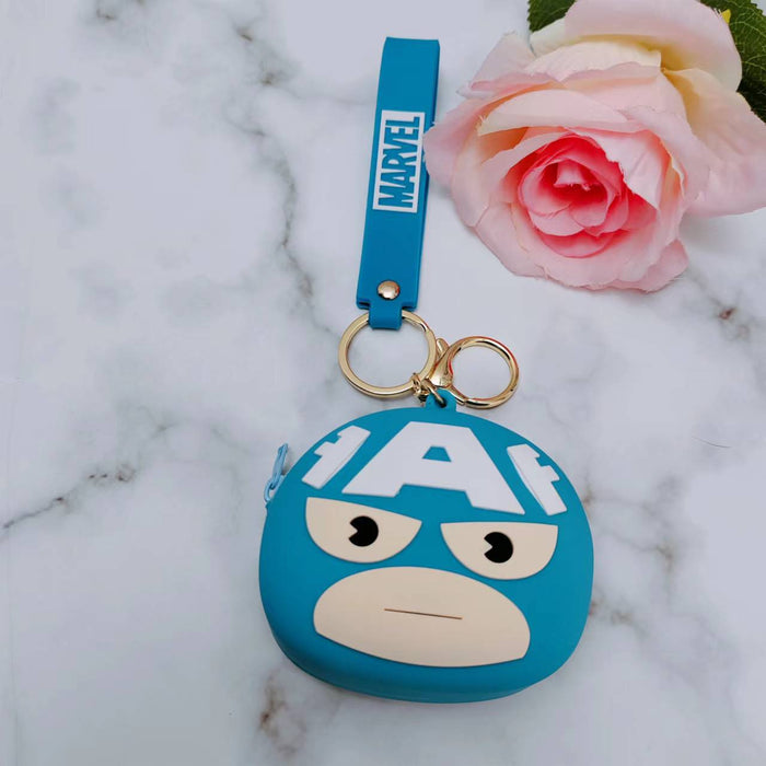 Wholesale keychain pvc cartoon cute bag accessories MOQ≥2 JDC-KC-HuaQ003