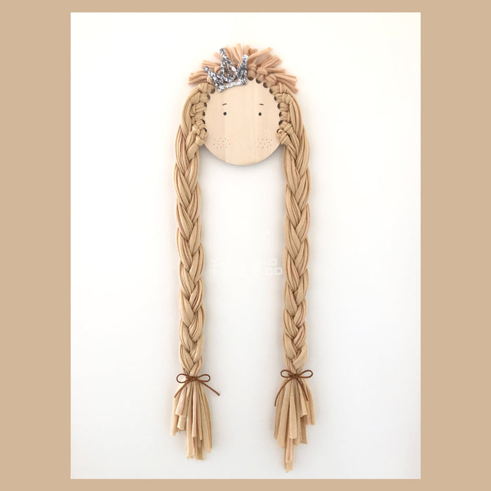 Al por mayor Ins Nordic Style Braid Doll Children's Accesorios para el cabello para el cabello de almacenamiento Colgante de pared JDC-DC-CYAN001