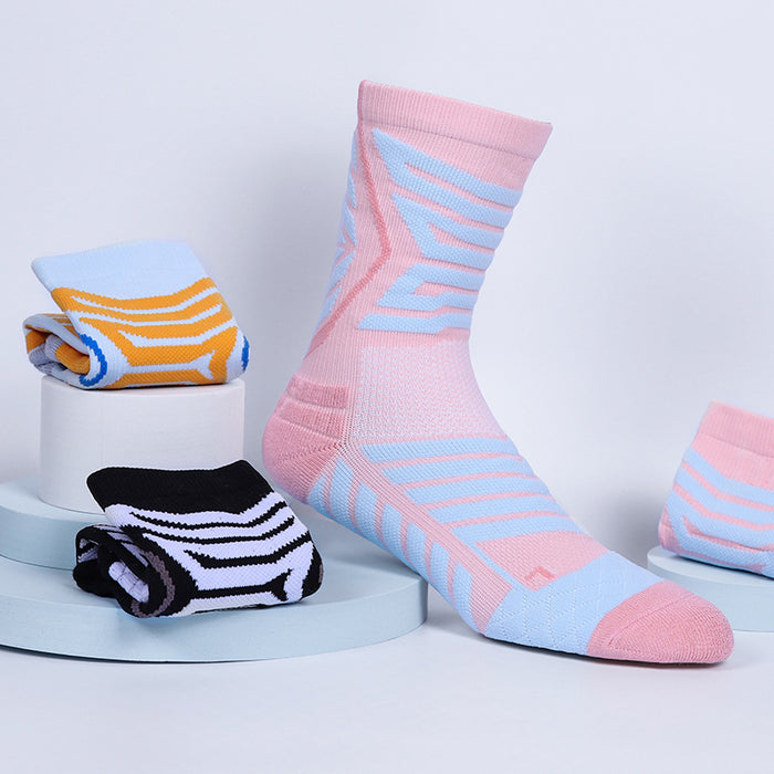 Wholesale Socks Nylon Breathable Sports Men's Mid-tube Socks MOQ≥3 JDC-SK-ChenXi002