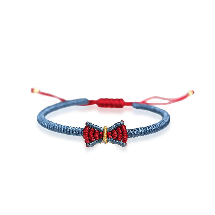 Wholesale Bracelet Tibetan Hand-woven Diamond Knot Five-Colored Lucky Bracelet MOQ≥2 JDC-BT-WengW006