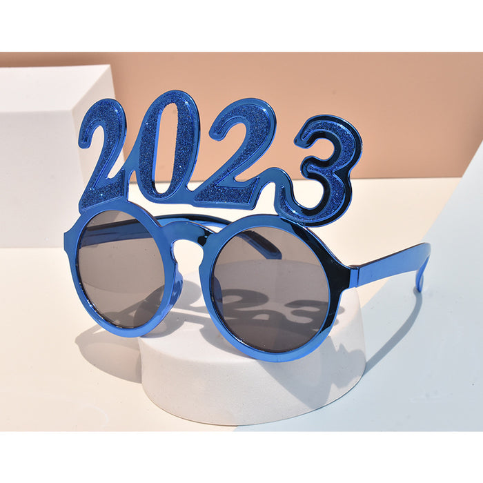 Wholesale Sunglasses PC 2023 Digital Glasses Modeling New Year's Eve Celebration Party 10 pcs JDC-SG-SFY001