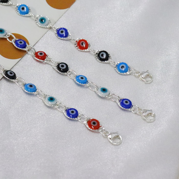 Wholesale Bracelets Copper Devil Eyes Colored Eyes MOQ≥5 JDC-BT-ShiC005