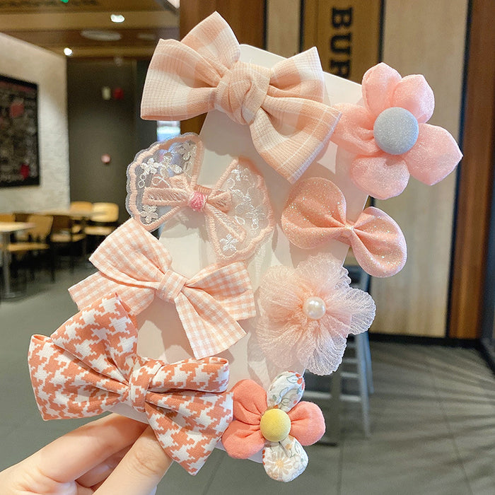 Wholesale Cute Lace Bow Hair Accessories Set JDC-HC-XYi001