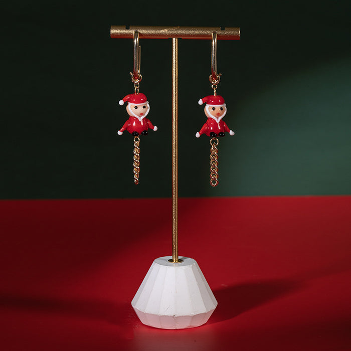 Wholesale Necklace Freshwater Pearl Christmas Colorful Beaded Bracelet Earrings Set JDC-NE-RuiX001