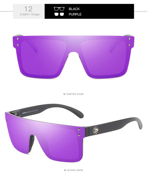 Gafas de sol de marco grande al por mayor Gafas de sol de ciclismo deportivo polarizado sin caja JDC-SG-TIEP012