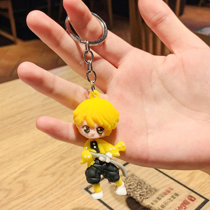 Wholesale Keychains For Backpacks Cartoon Anime Silicone Keychain (M) JDC-KC-TaoS001