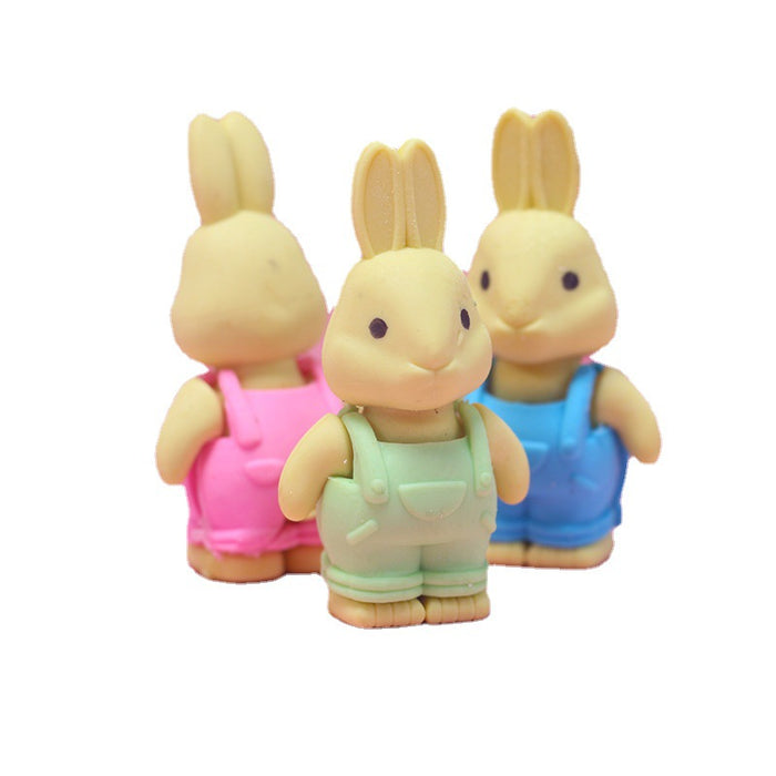 wholesale rubber rabbit cartoon MOQ≥10 JDC-ERA-QHJ001