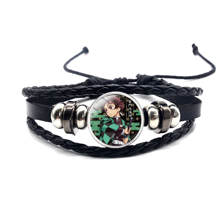 Wholesale Accessories Leather Bracelet Hand Braided Adjustable Strap Bracelet MOQ≥2 (M) JDC-BT-YanY004