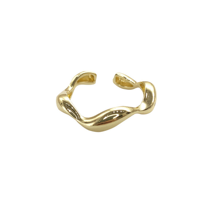 Wholesale Rings Brass Lava Irregular Adjustable MOQ≥2 JDC-RS-LanZ008