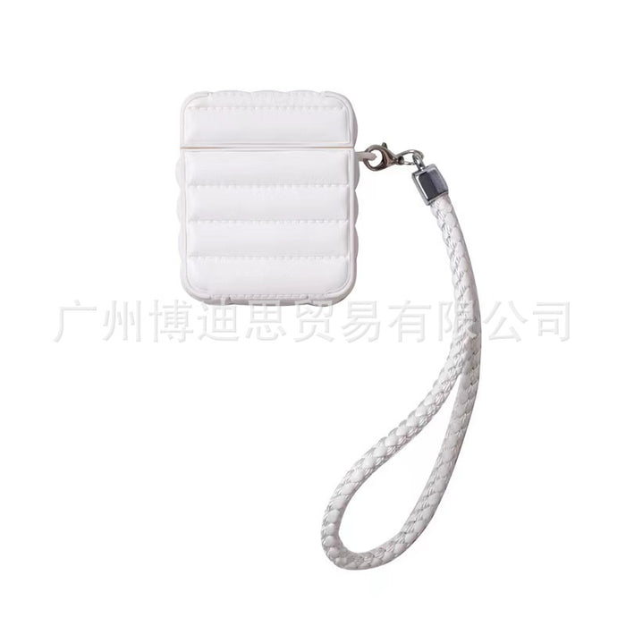 Wholesale Earphone Shell PU Down Jacket Airpods 1/2 Protective Cover MOQ≥2 JDC-EPC-BDS002