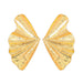 Jewelry WholesaleWholesale yellow metal leaf earrings JDC-ES-JL925 Earrings 氿乐 %variant_option1% %variant_option2% %variant_option3%  Factory Price JoyasDeChina Joyas De China