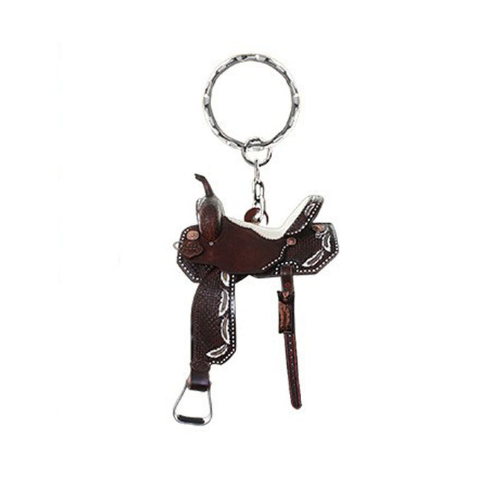 Wholesale Keychain Acrylic Western Cowboy Saddle Keychain MOQ≥5 JDC-KC-ChiC001