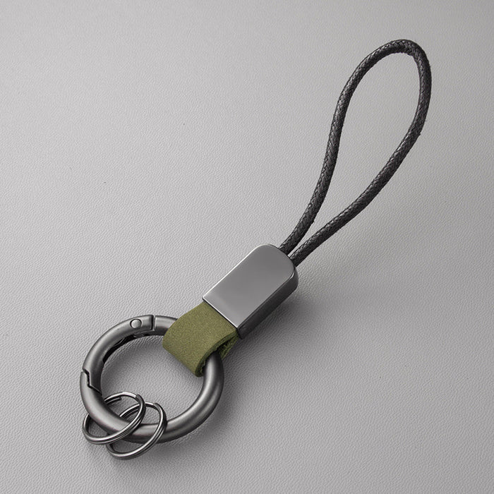 Wholesale Keychain Zinc Alloy Leather Strap Charm MOQ≥2 JDC-KC-QiLi001