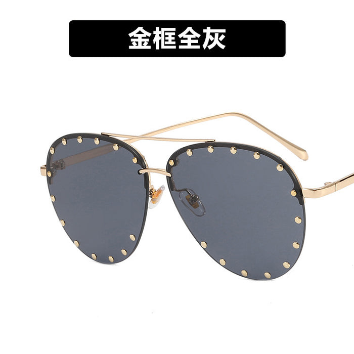 Wholesale rivet ladies driving glasses UV protection sunglasses JDC-SG-PLS068