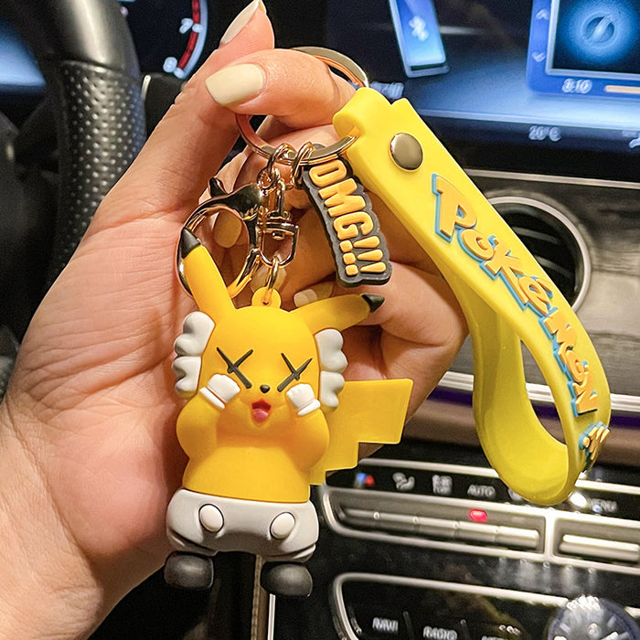 Wholesale Cartoon   Keychain Pendant Epoxy Doll Doll MOQ≥2 JDC-KC-XinJY004