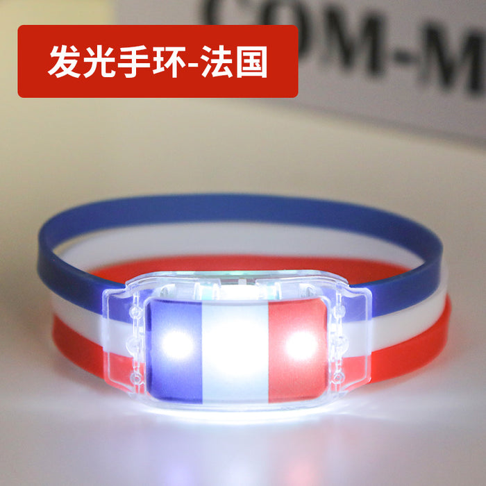 Wholesale bracelet Qatar World Cup led cheer glow JDC-BT-QiQ001