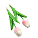 Jewelry WholesaleWholesale S925 silver long holiday tulip flower girl Earrings JDC-ES-MiH008 Earrings 米穗 %variant_option1% %variant_option2% %variant_option3%  Factory Price JoyasDeChina Joyas De China