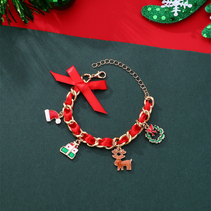 Wholesale Bracelet Alloy Christmas Adjustable MOQ≥2 JDC-BT-HanP002