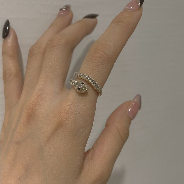 Wholesale Rings Copper Snake Ring Adjustable MOQ≥2 JDC-RS-YanB004