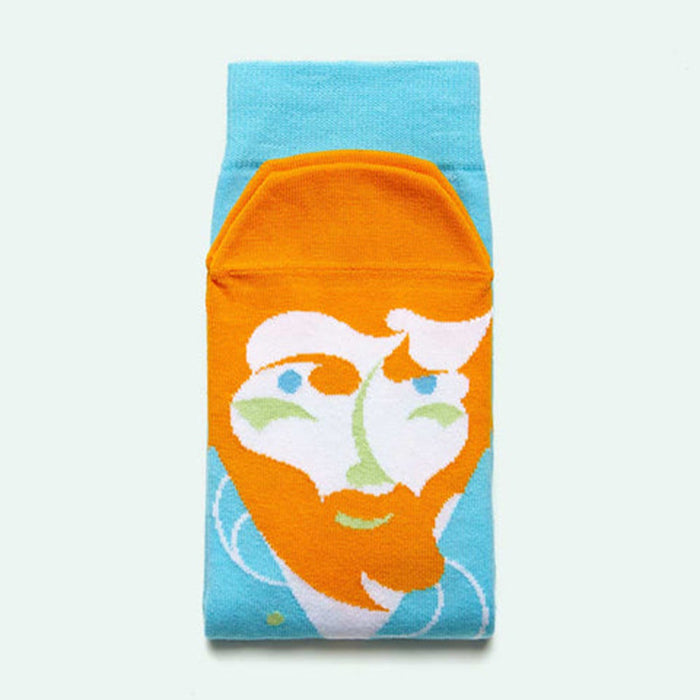 Wholesale socks fabric cartoon personality painting tide socks cotton socks JDC-SK-QAng012