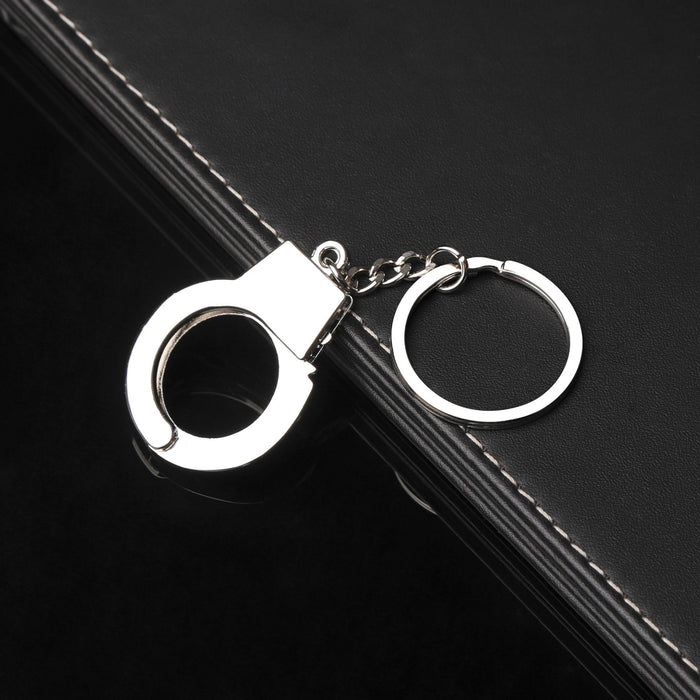 Wholesale Keychain Zinc Alloy Mini Thumb Toy Handcuff Metal MOQ≥2 JDC-KC-AShang004