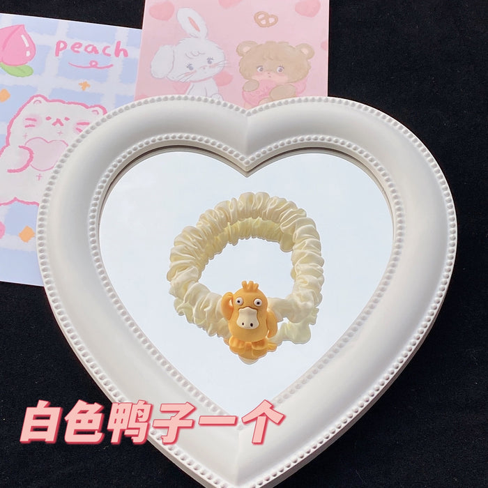 Wholesale plastic cartoon cute hair rope sweet girl（M） JDC-HS-BL015