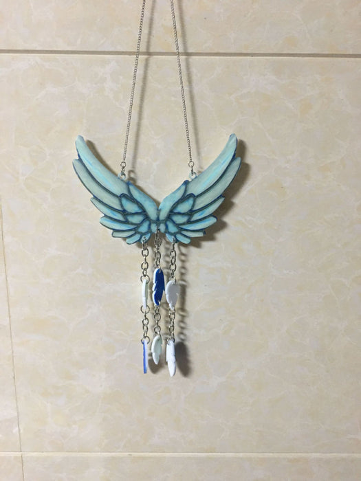 Wholesale pendant angel wings wind chime pendant MOQ≥2 JDC-DC-MinD005