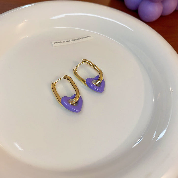 Jewelry WholesaleWholesale love alloy earrings JDC-ES-BY196 Earrings 宝钰 %variant_option1% %variant_option2% %variant_option3%  Factory Price JoyasDeChina Joyas De China