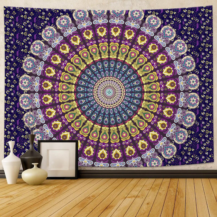 Wholesale Decorative Brushed Fabric Mandala Wall Hanging Cloth MOQ≥2 JDC-DCN-Jianjie003