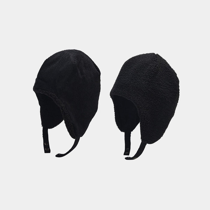 Wholesale Hat Cotton Corduroy Cycling Ear Guards MOQ≥2 JDC-FH-LvYi039