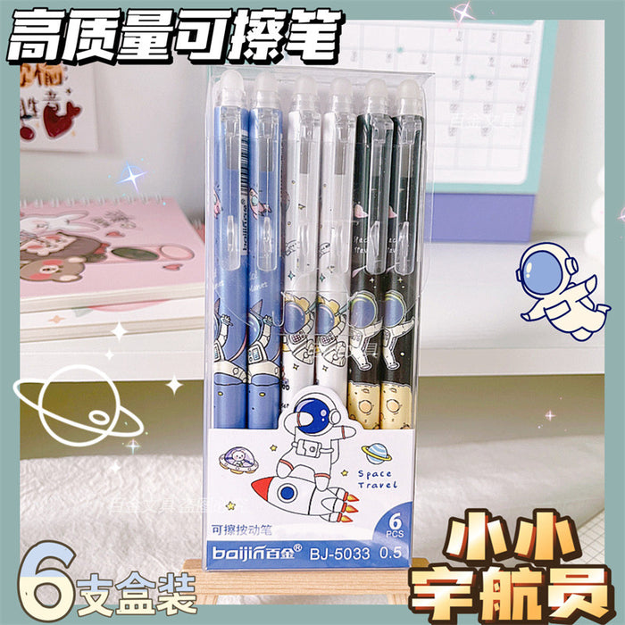 Wholesale Plastic Erasable Pen Cartoon Ballpoint Pen MOQ≥2 JDC-BP-chsh001