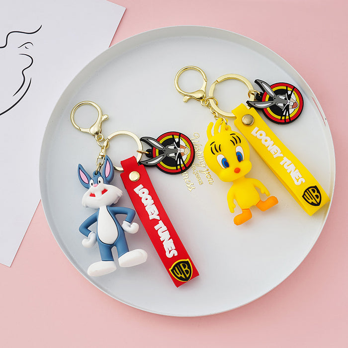 Wholesale keychain cartoon personality trend cute bag pendant (M) JDC-KC-XiangY007