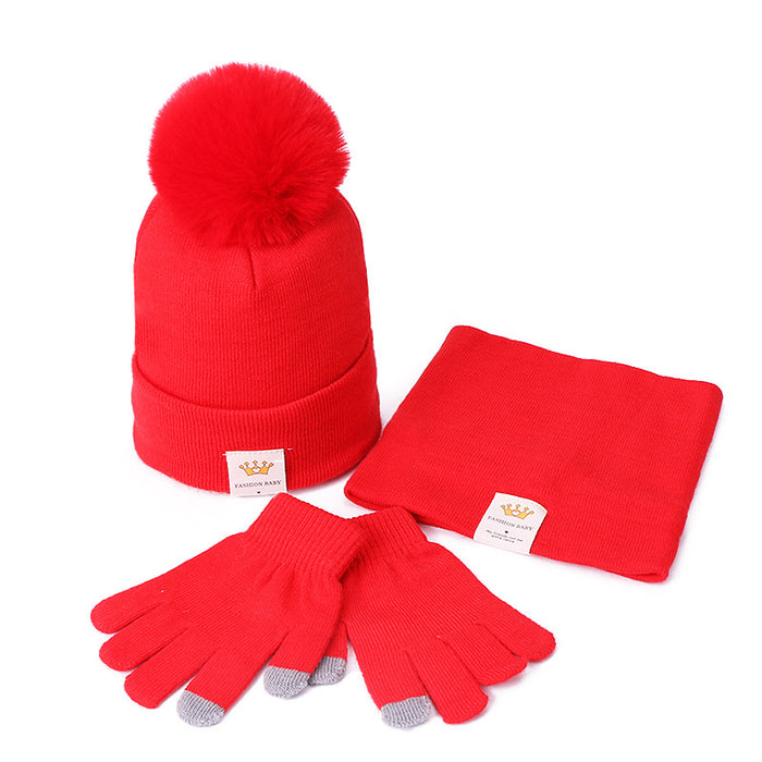 Wholesale HhmqViviiyNSAyin6WueWt7OIAiJkAM5rjpjsats Scarves Gloves Three-piece Cotton Acrylic Thickening Warm Children JDC-SF-Kaip013